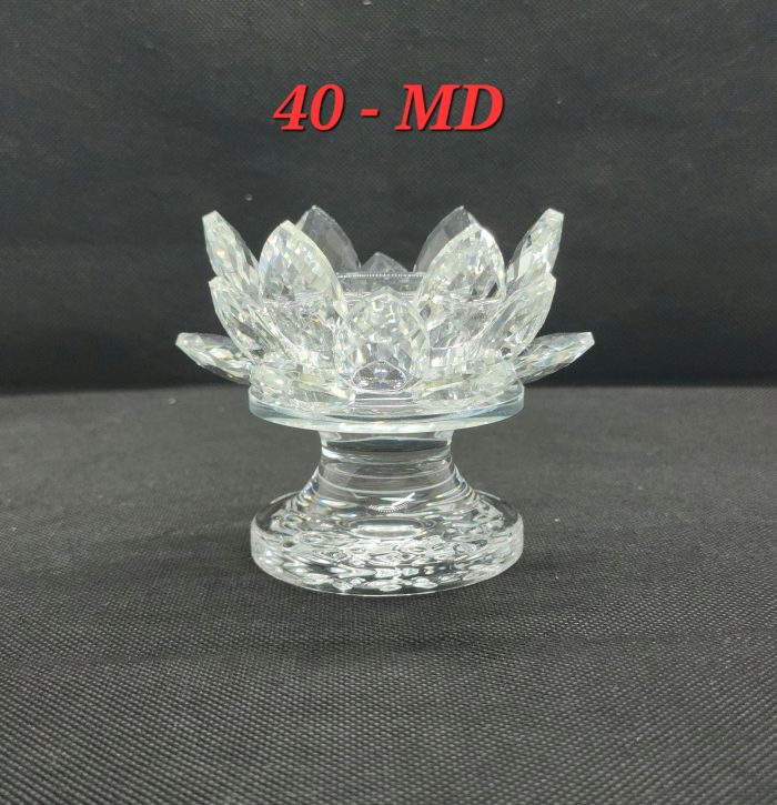 Candelabro Vidrio 40-MD Transparente
