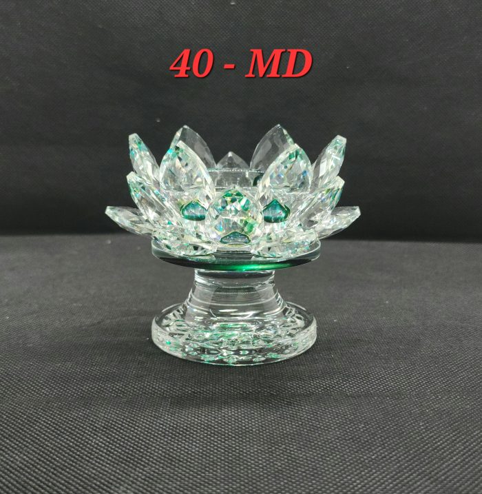 Candelabro Vidrio 40-MD     Verde
