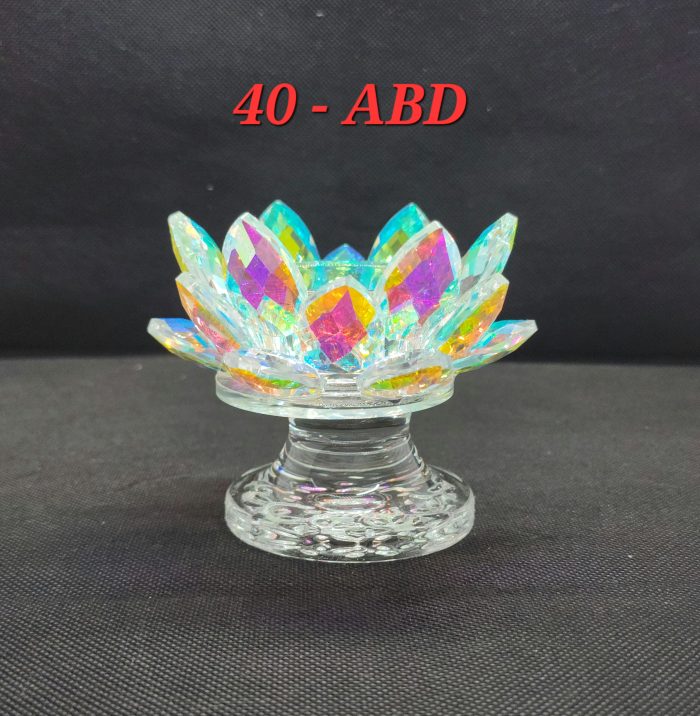 Candelabro Vidrio 40-ABD  Tornasol