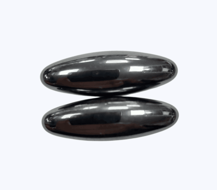 Imanes Ovalados 43mm - Negro