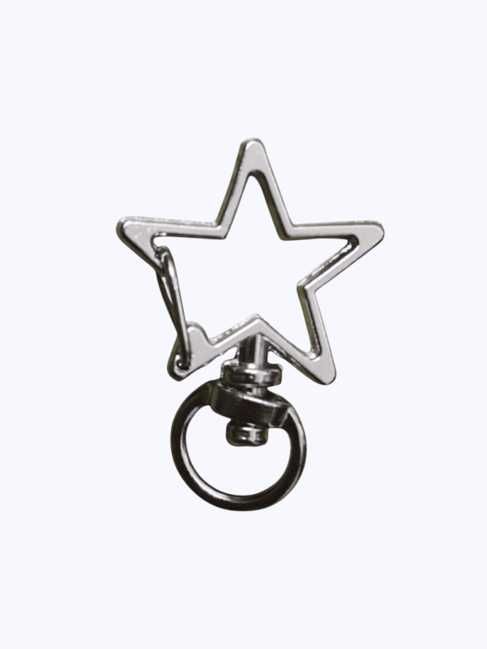 Broche Estrella 3.4x4.0cm - Niquelado