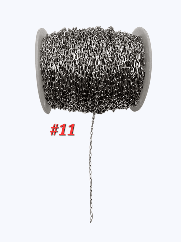 Cadena en Acero Natural #11