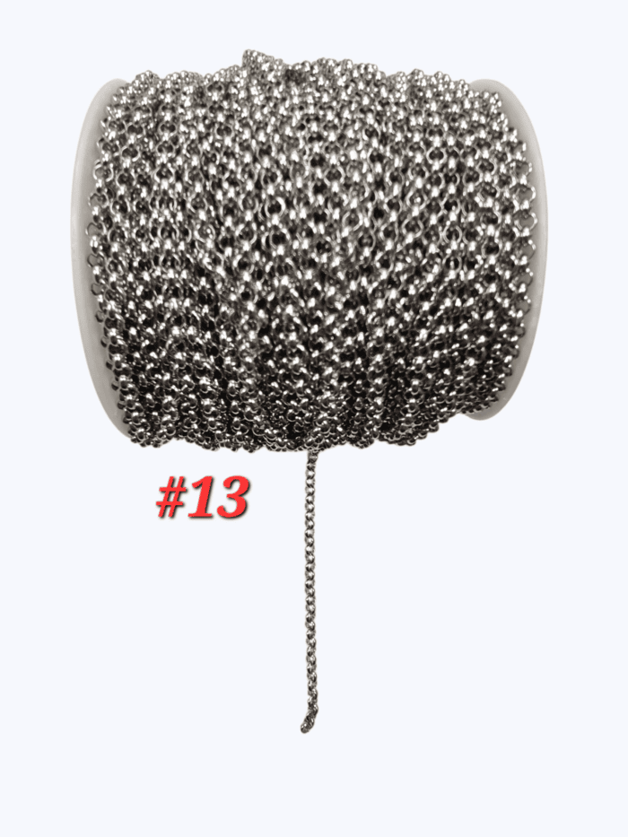Cadena en Acero Natural #13