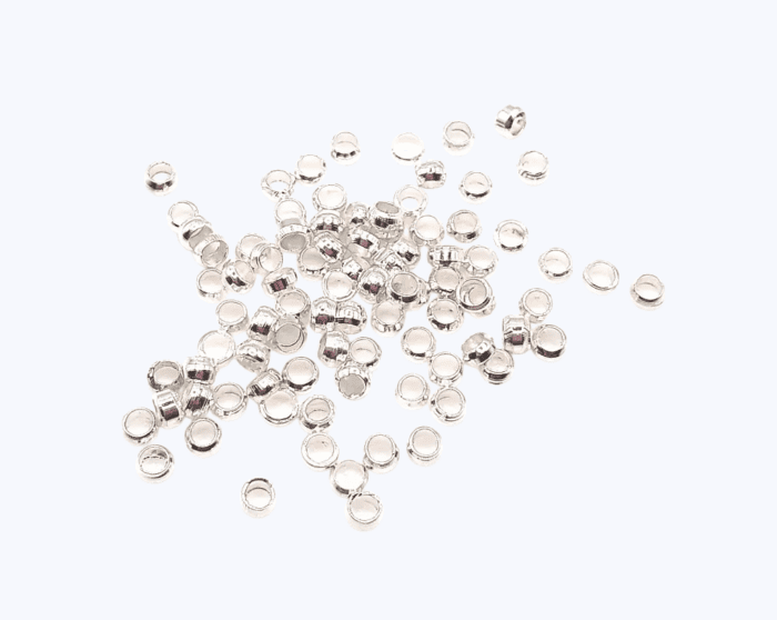 Aprietes Redondos 2.5mm - Plateado