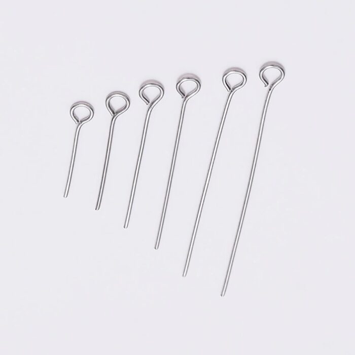 Vástago con Argolla Acero Natural – 3.0cm