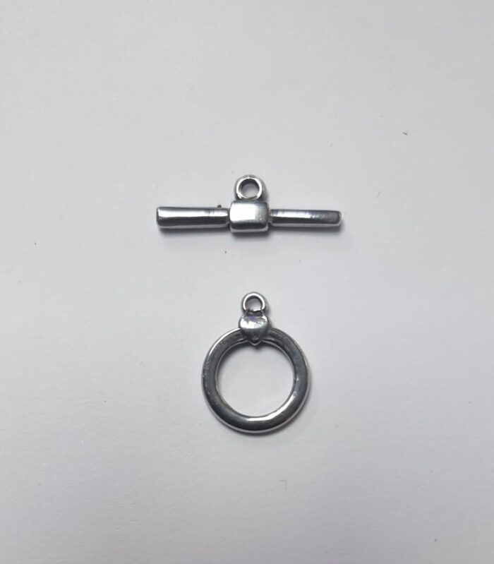 Broche Timón Acero Natural - Argolla