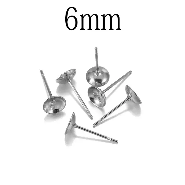 Base Copa para Aro en Acero Natural - 6mm
