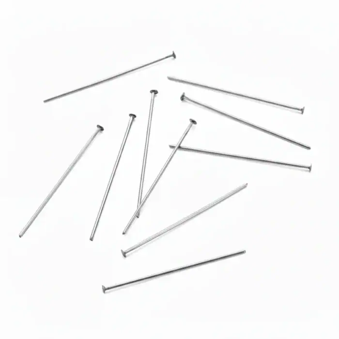 Vástago con Tope Acero Natural – 4.0cm