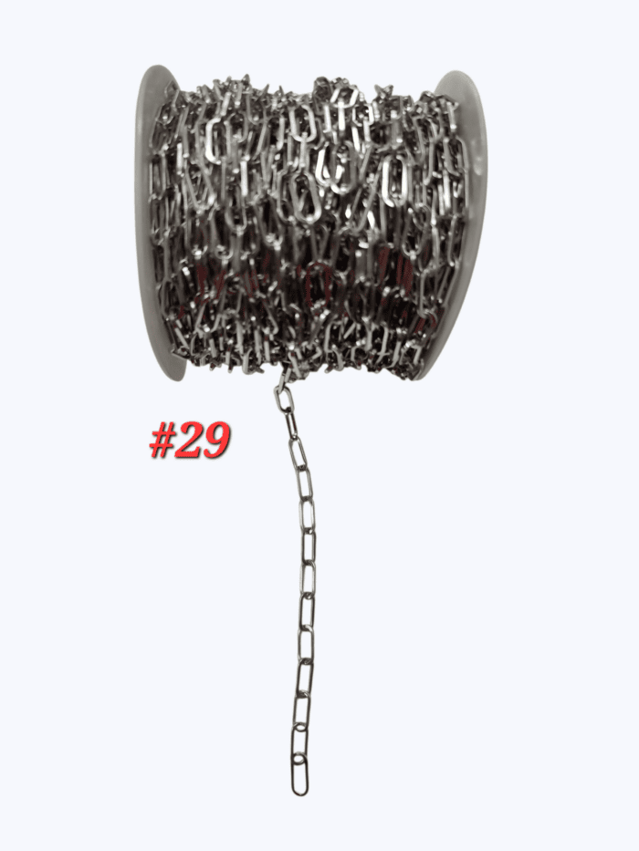 Cadena en Acero Natural #29