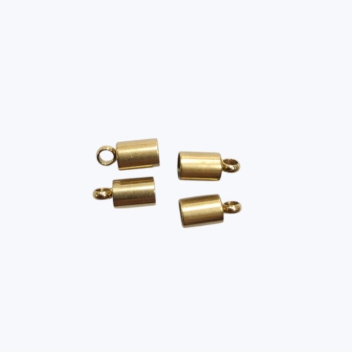 Casquete en Acero Dorado - 3x8mm