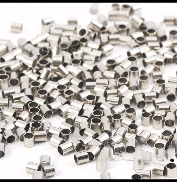 Escarlachines Tubulares 2mm- Niquelado