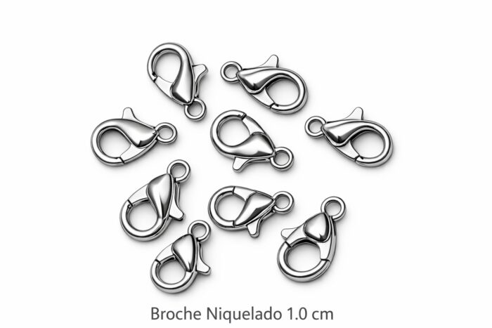 Broche Mosquetón 1.0cm – Niquelado